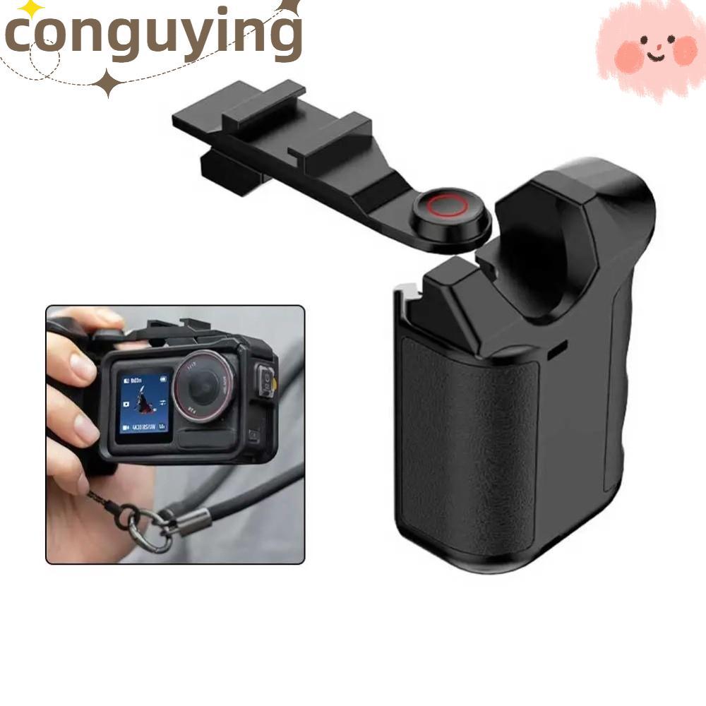 CONGUYING Xplorer Grip Kit Tay cầm, Giá đỡ kẹp đường phố bằng nhựa nhẹ, Nút chụp nhanh Tay cầm máy ả