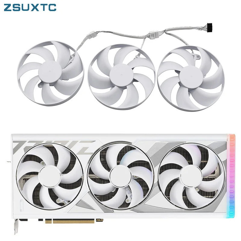 HL T129215Quạt Card đồ họa BUCF1015U12DRTX4080RTX4090 Thích hợp cho Asus ROGStrixGeForceRTX4080RTX40