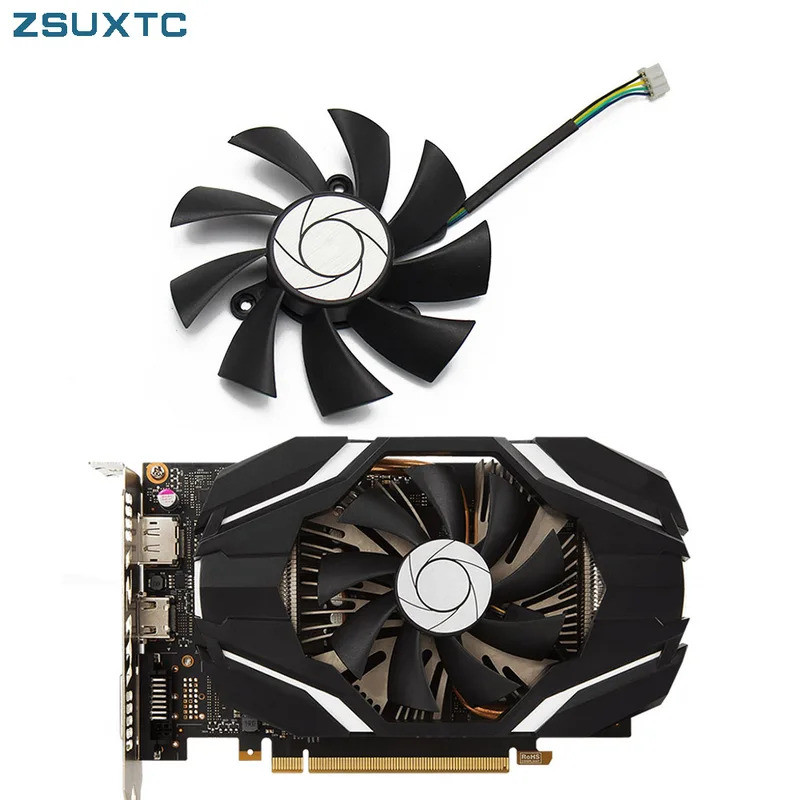 HL Mới cho MSI GTX 1060 ITX OC 6G GTX950 R7 360 2GD5 GTX1060 OC 3G Quạt làm mát card đồ họa HA9015H1