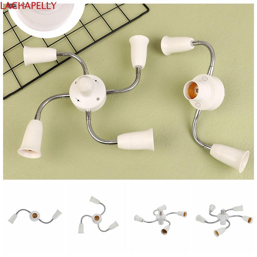 Bộ chia ổ cắm đèn LACHAPELLY E27, Bộ chuyển đổi bóng đèn có ống nối dài Bộ chuyển đổi giá đỡ đèn E27