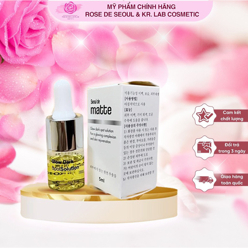 Nước thần seoul de matte 5ml hạn 2028 căng bóng mờ thâm sạm nám mờ thâm mụn BB