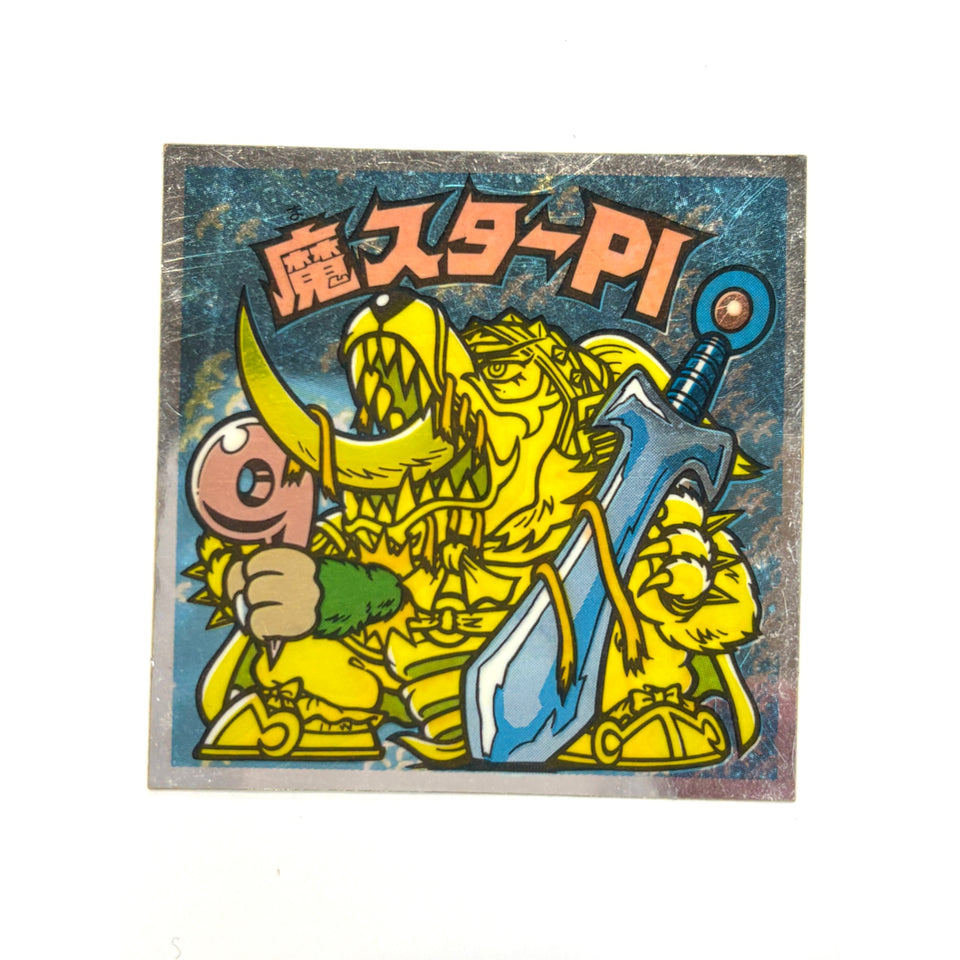 Lotte Bikkuriman Sticker Devil VS Angel Ma Star PI Vintage JAPAN
