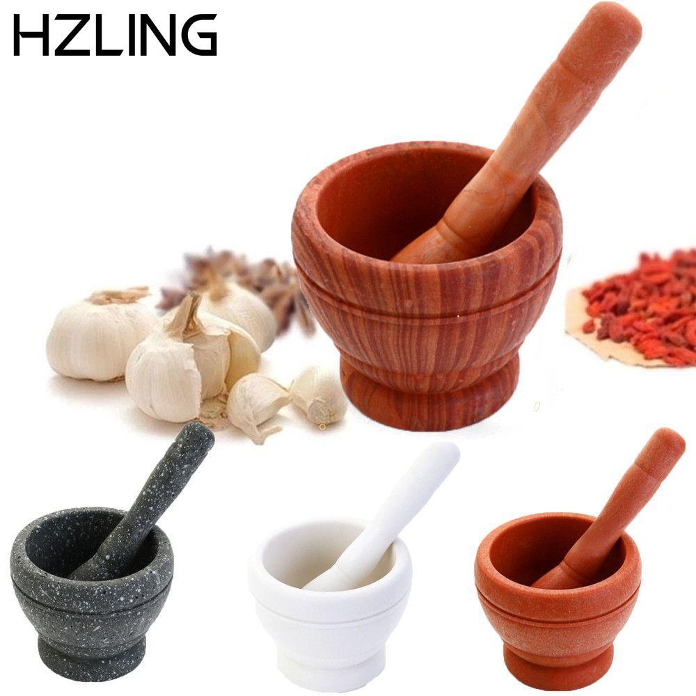 HZLING Tỏi Press Mortar Pestle Set Bán chạy Dụng cụ nấu ăn nhà bếp bền