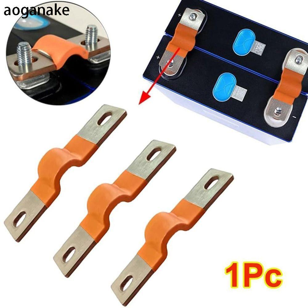 Thanh nối linh hoạt AOGANAKE, Đầu nối pin 2mm M6, Bộ kết nối đồng 230Ah 280Ah