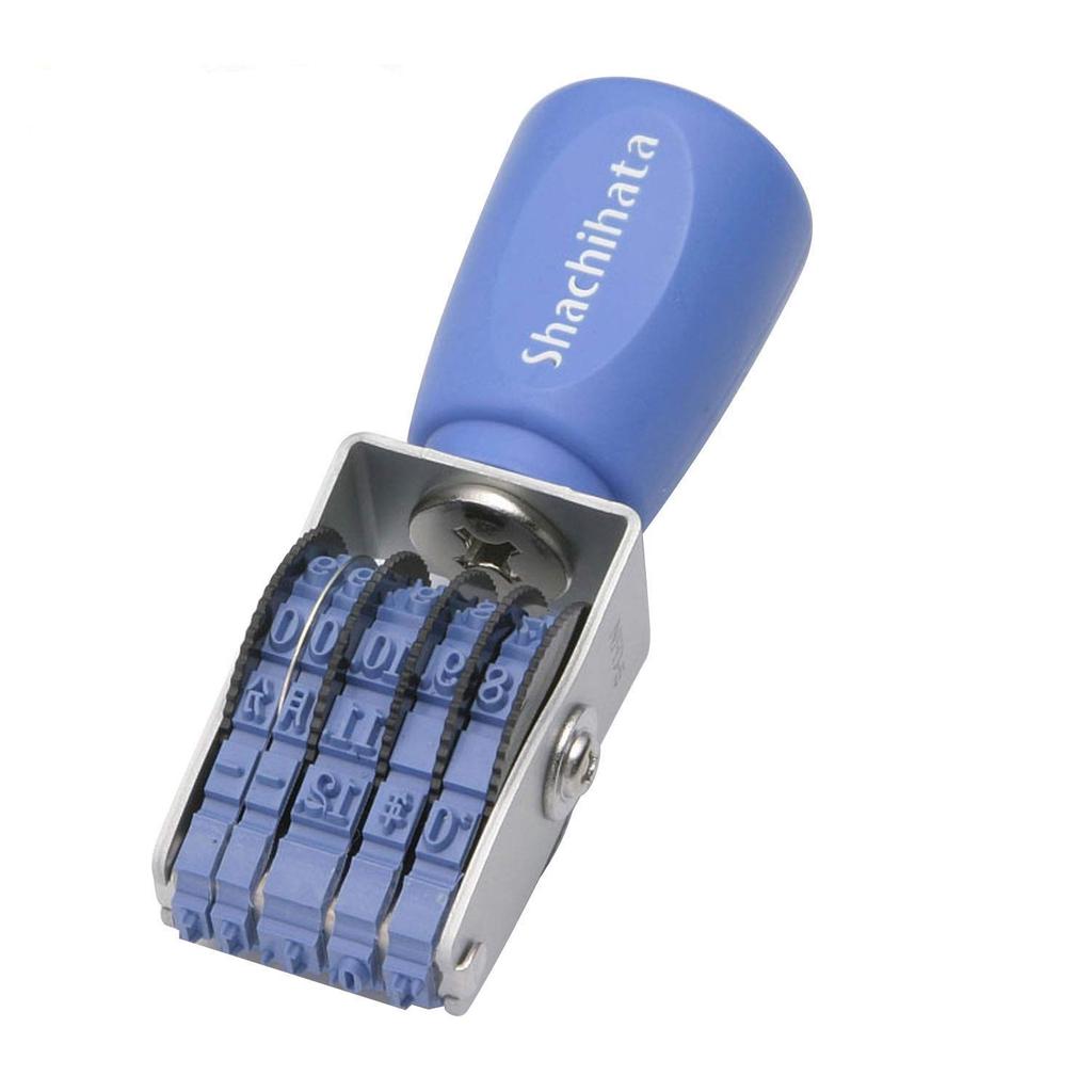 Rotating Rubber Date Stamp - English & Japanese Date in Gothic and Mincho Fonts