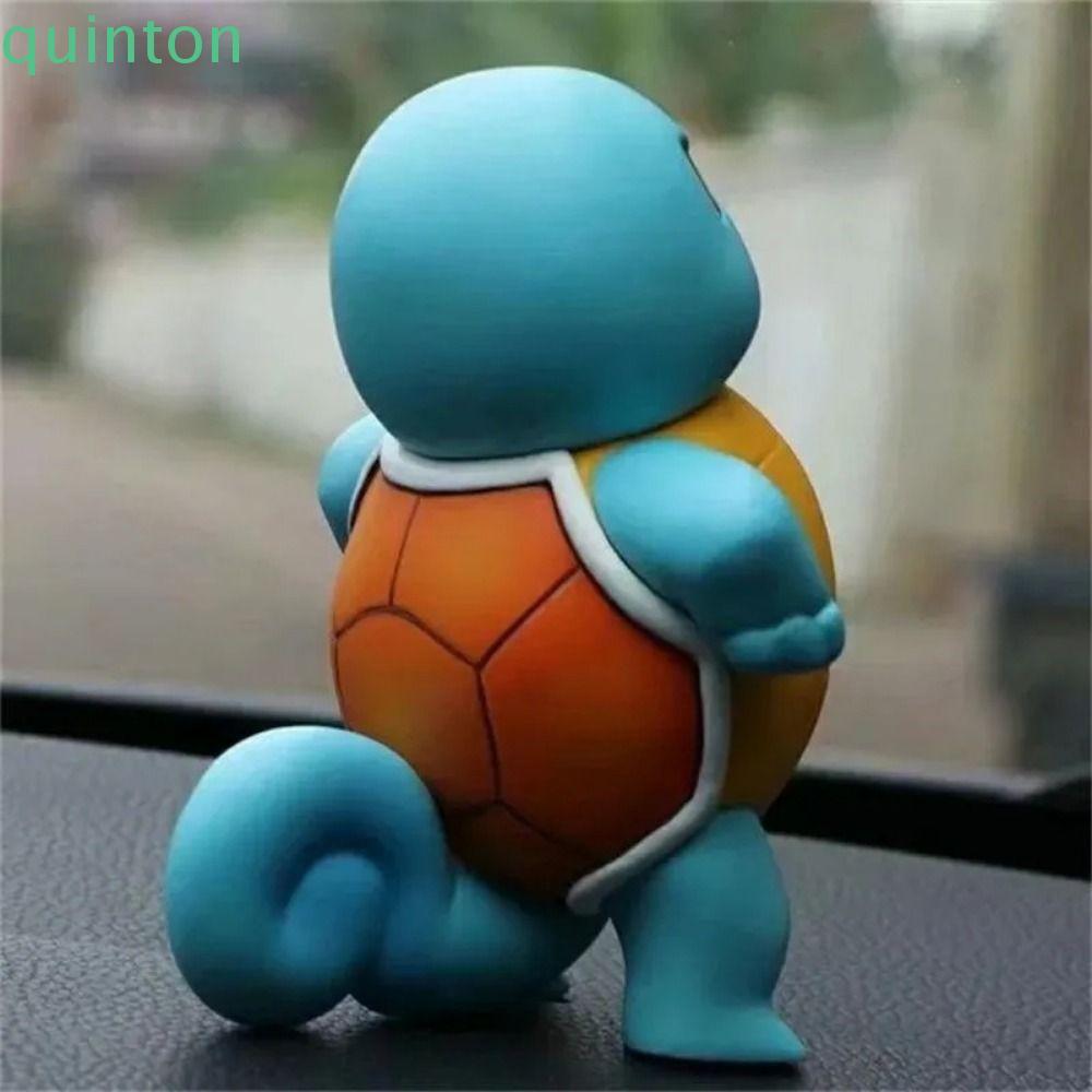 QUINTON Jenny Rùa Đồ trang trí ô tô, Đồ chơi Anime hoạt hình sáng tạo 16cm, Mặt dây chuyền bên ngoài