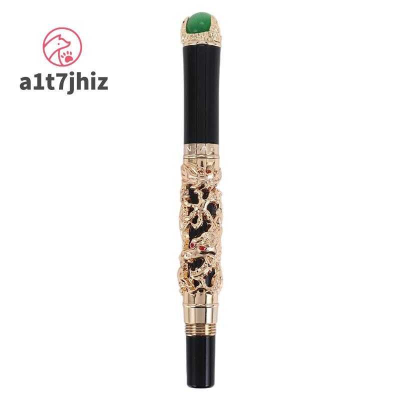 Sang Trọng 18KGP 0.5mm Vàng Rồng Rồng Đài Phun Nước Bút Máy