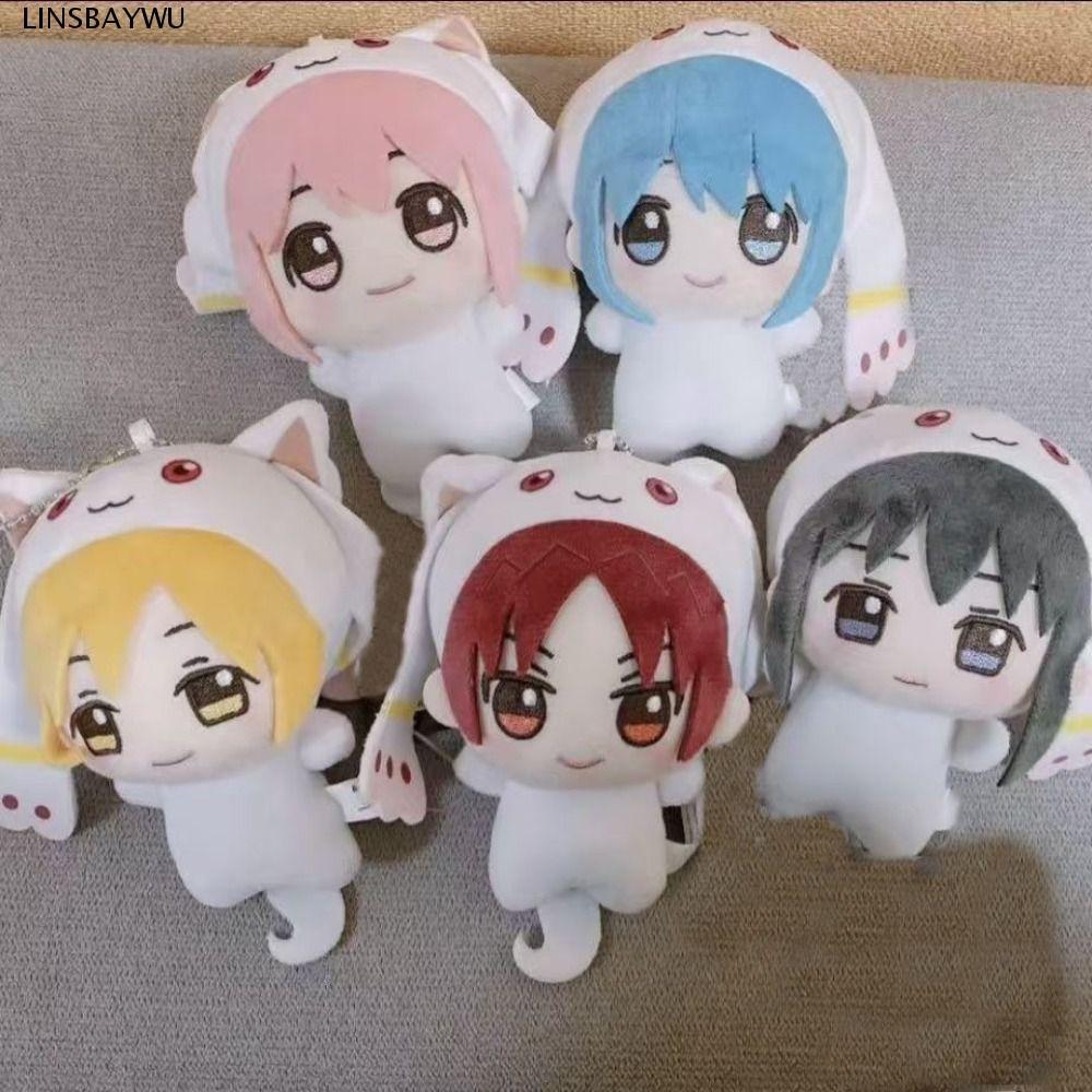 LINSBAYWU Puella Magi Madoka Sang Trọng, Móc Khóa Dễ Thương Mềm Magica Kaname Madoka Doll, Phim Hoạt