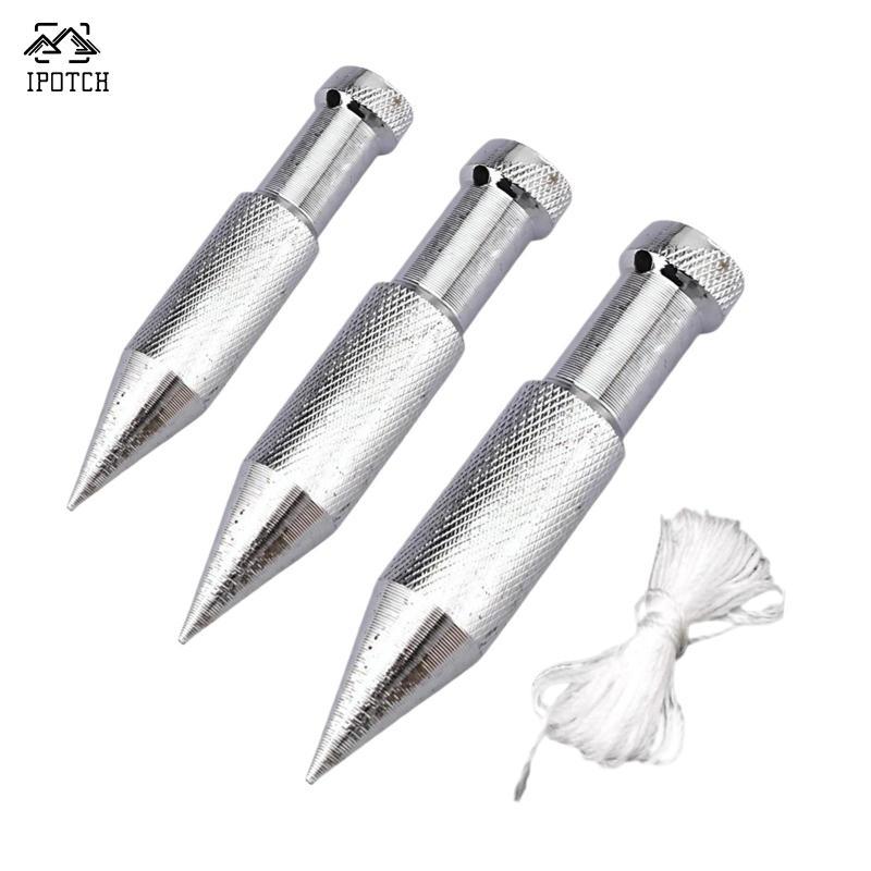 IPOTCH Thép Carbon Cao Dọc Búa Plumb Bob Đo Dụng Cụ Cho Mộc Masonry Plumb Ứng Dụng