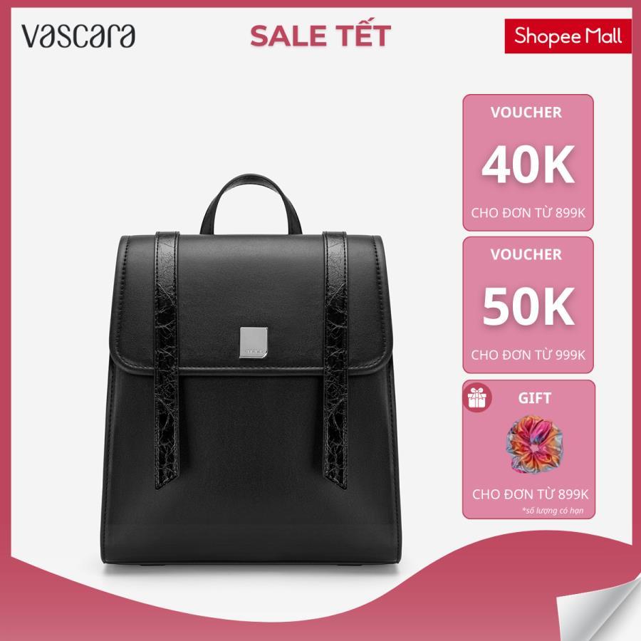 [Voucher 50K | 15.01] Vascara Balo Nắp Gập Nhấn Dây Trang Trí - BAC 0228