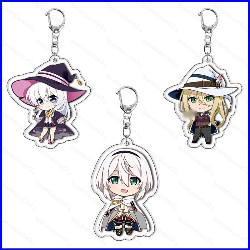 SQ3 Lang Thang Phù Thủy Hành Trình Của Elaina Acrylic Móc Khóa Amnesia Mặt Dây Chuyền Elaina Anime T