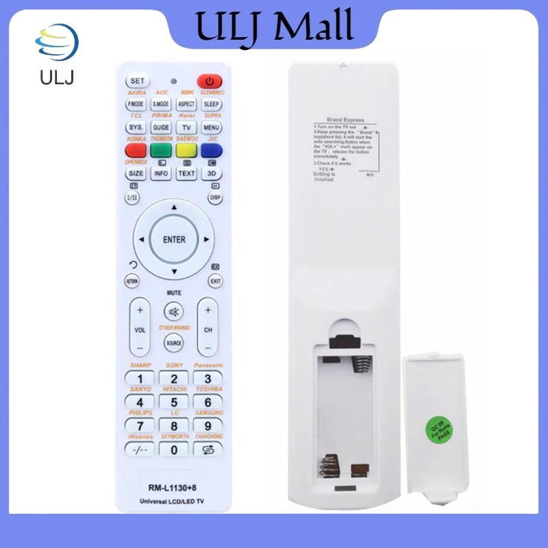 ULJ Nút Mềm Tiếng Anh Điều Khiển Từ Xa Thay Thế Đa Năng RM-L1130 + 8 Cho Tất Cả Thương Hiệu Tivi RM 