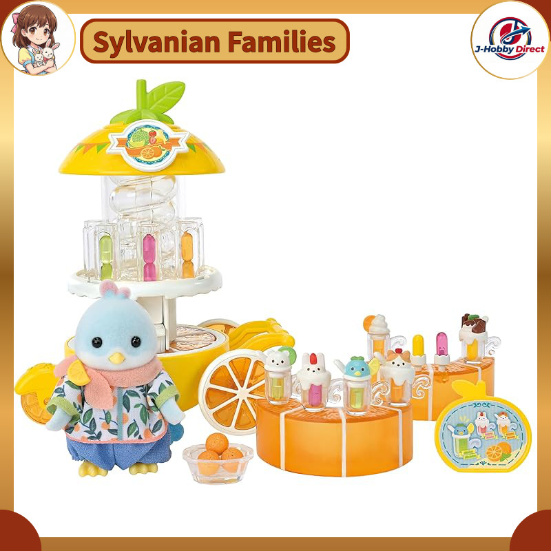 Sylvanian Families Amusement Park Food Stall Playset – EPOCH Dollhouse Accessory (ST Mark Certified)