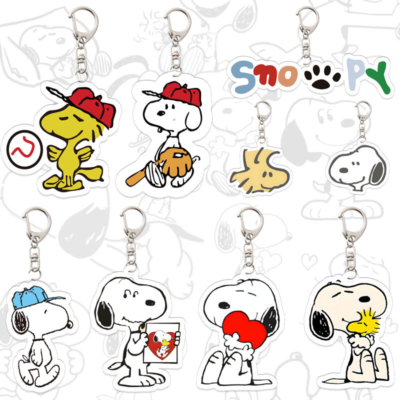 Pendant Snoopy Student Boy Backpack Decorate Student Boy Backpack Accessories Acrylic Funny Collect 