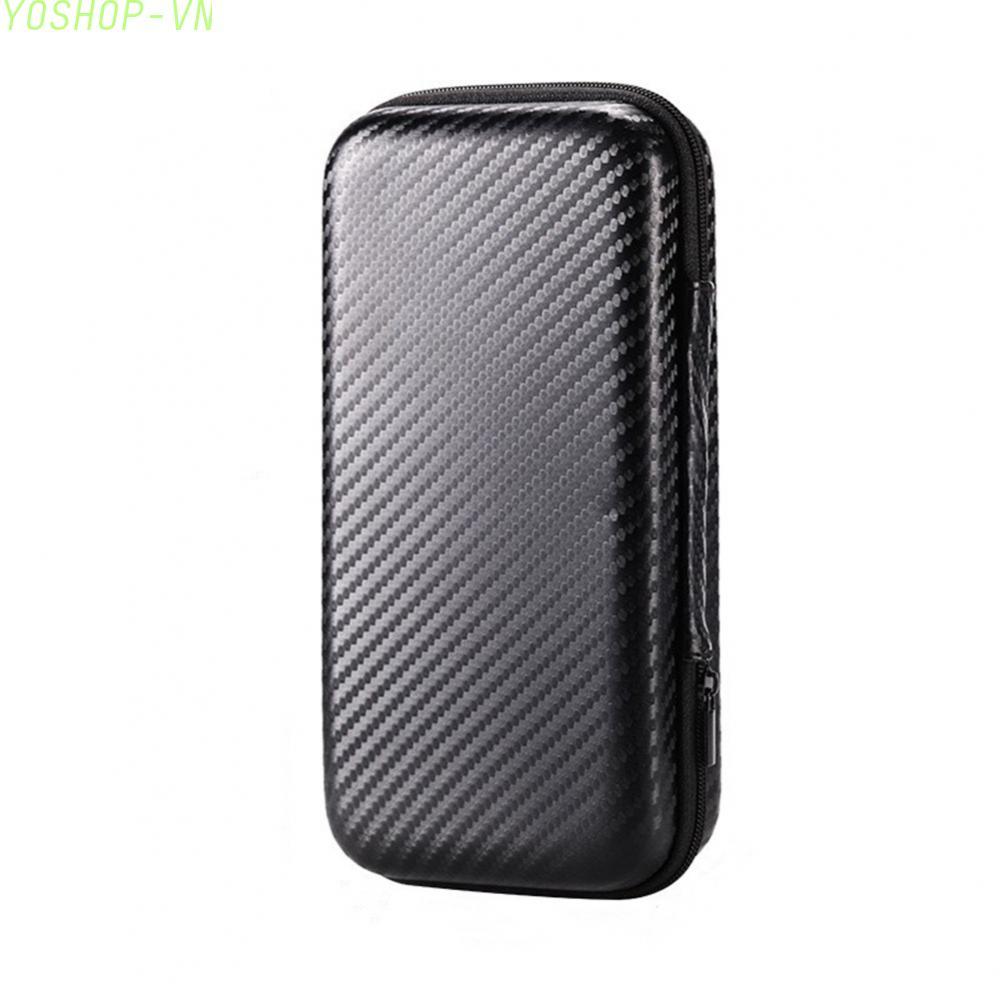 [Ysp]For M22 Pro Compact Handheld Storage Bag Protective Case Black Straw Mat Pattern