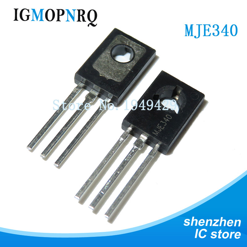 10 Cái / lốc MJE340 TO-126 KSE340 TO126 PNP 300V 0.5A Transistor Mới