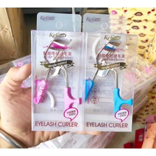 [HCM]Kềm Bấm Mi KELI Xịn tặng kèm miếng đệm bấm