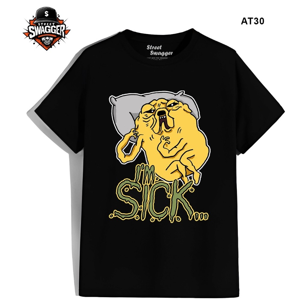 Adventure Time, áo phông Jake Áo phông Unisex T-shirt Brand Mỹ Street Swagger AT30
