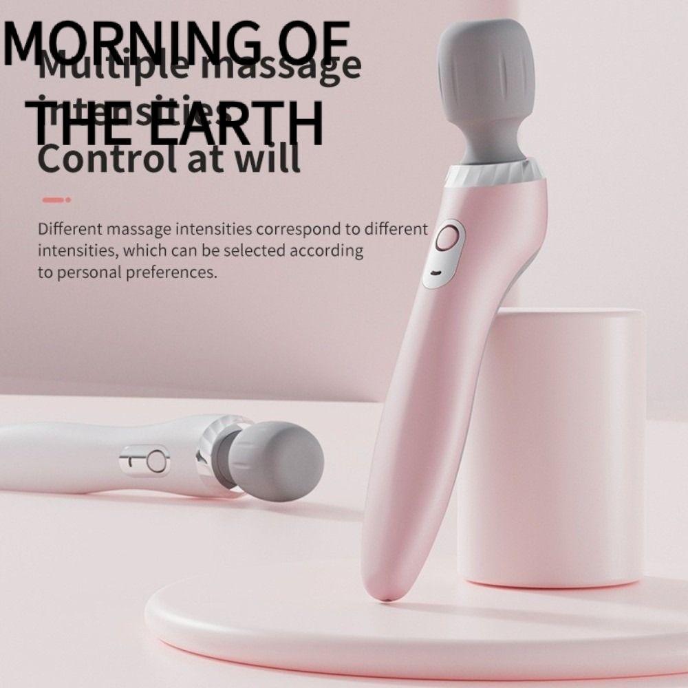 MORNING OF THE Massage Stick, Máy Massage Điện Mini Rung Nhào, Máy Mát Xa Cổ Vai Chống Thấm Nước Có Thể Sạc Lại Cầm Tay