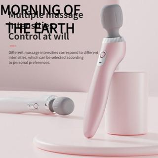 MORNING OF THE Massage Stick, Máy Massage Điện Mini Rung Nhào, Máy Mát Xa Cổ Vai Chống Thấm Nước Có Thể Sạc Lại Cầm Tay
