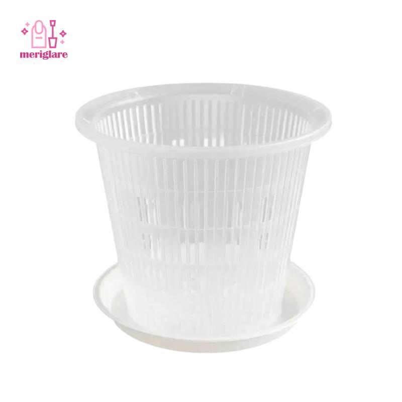 Phụ kiện phong lan Đĩa thoát nước nồi lưới trong suốt Bao gồm chậu cây Sử dụng bình hoa lan trong nh