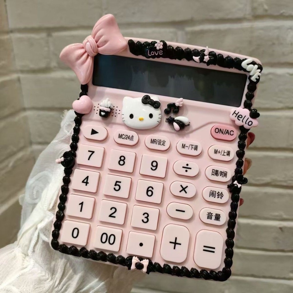 Hoạt Hình Kitty Dễ Thương Sáng Tạo Máy Tính Đa Năng KT Cat DIY Năng Lượng Mặt Trời 12 Kích Thước Hel