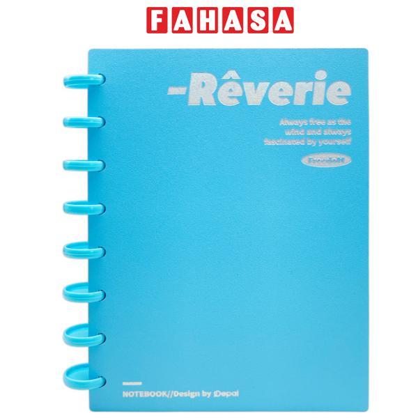 Sổ Lò Xo A5 - Kẻ Ngang - 160 Trang 100gsm - Depai A5-1000-4 - Màu Xanh Dương