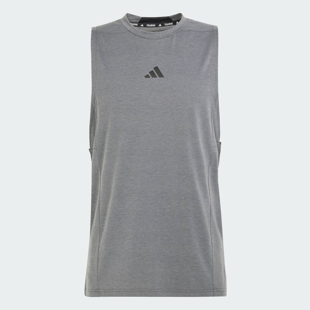 adidas Gym & Training Áo Tank Top Tập Luyện Designed for Training Nam Xám IS3819