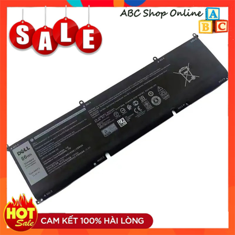 Pin Battery Laptop Dell XPS 15 9500 Precision 5550 Alien M15 M17 86Wh 69KF2