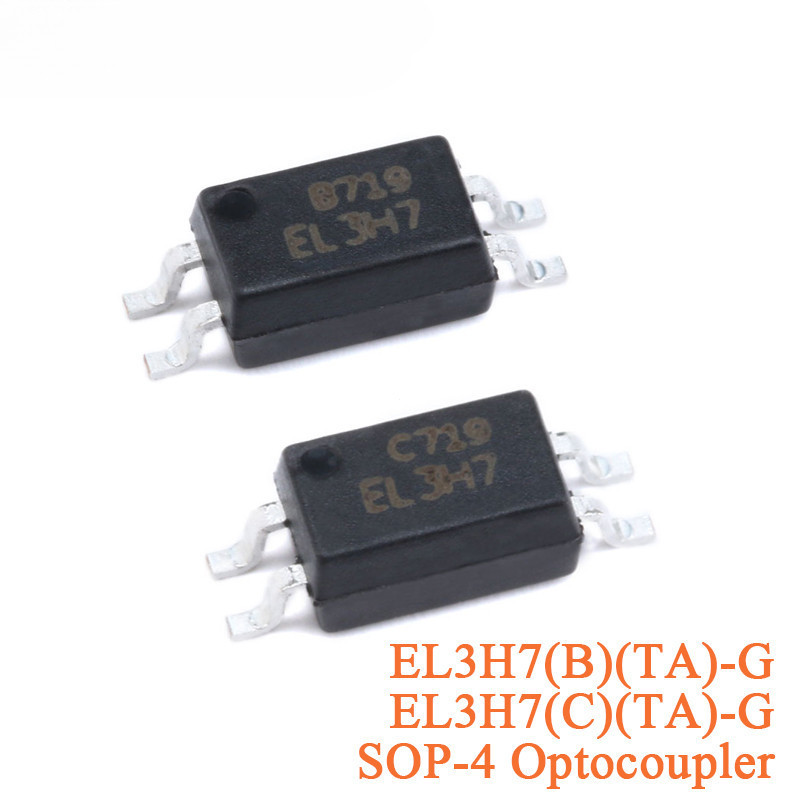 Bộ 50 EL3H7 EL3H7 (B) (TA) -G EL3H7 (C) (TA) -G SOP-4 EL3H7BTA EL3H7CTA Optocoupler Chip IC Mạch Tíc