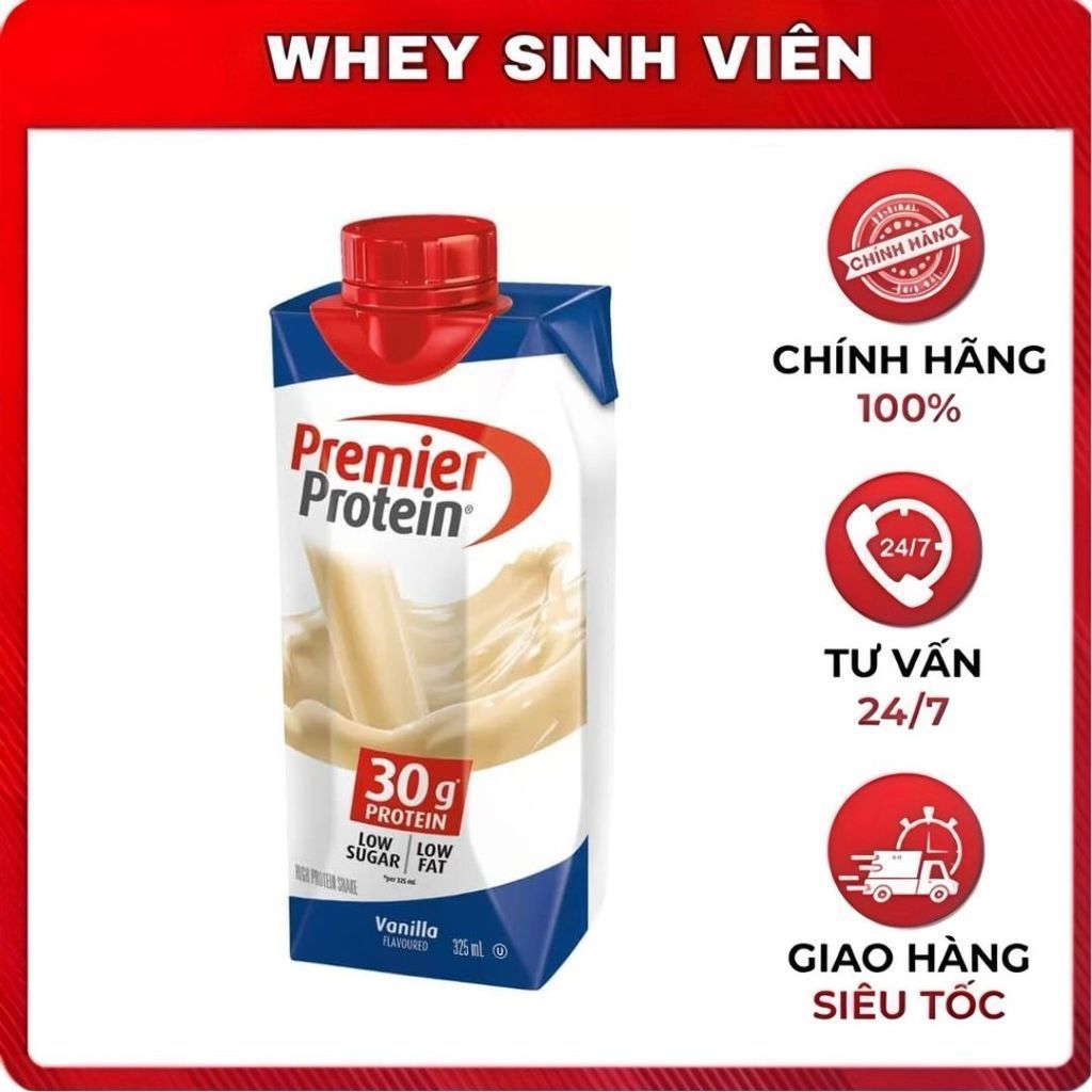 ( 30g Protein ) Premier Protein Shake - 325 ml - nhanh chóng, tiện lợi - Protein uống liền  Whey Sin