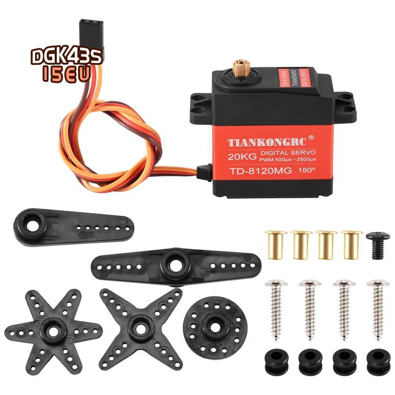 Td-8120Mg Kim Loại Chống Thấm Nước Gear Kỹ Thuật Số servo Với 20Kg Mô-men Xoắn Cao 180Angle Cho Rc Đ