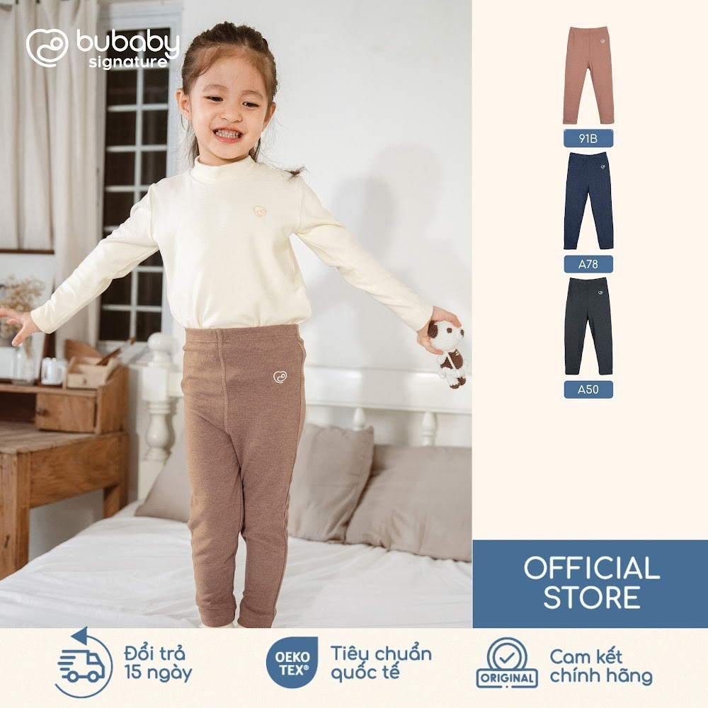 Bubaby | (6M-5Y) Quần legging dài Bubaby Cotton BCT410003 | Chính hãng