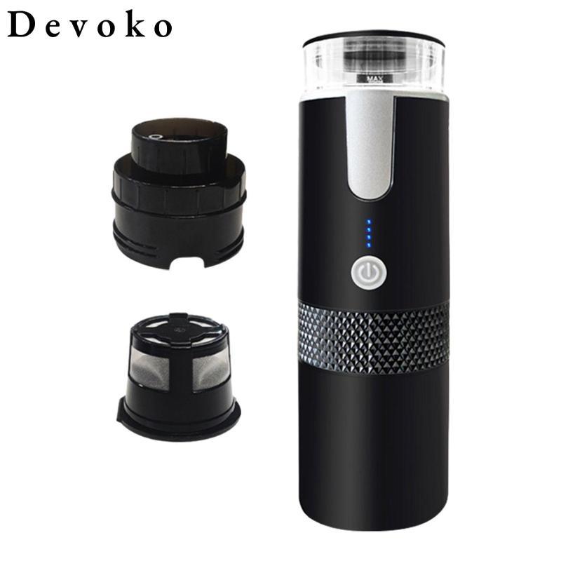 Máy pha cà phê Mini Máy pha cà phê cầm tay Máy pha Expresso du lịch để cắm trại Đi bộ đường dài Lái 