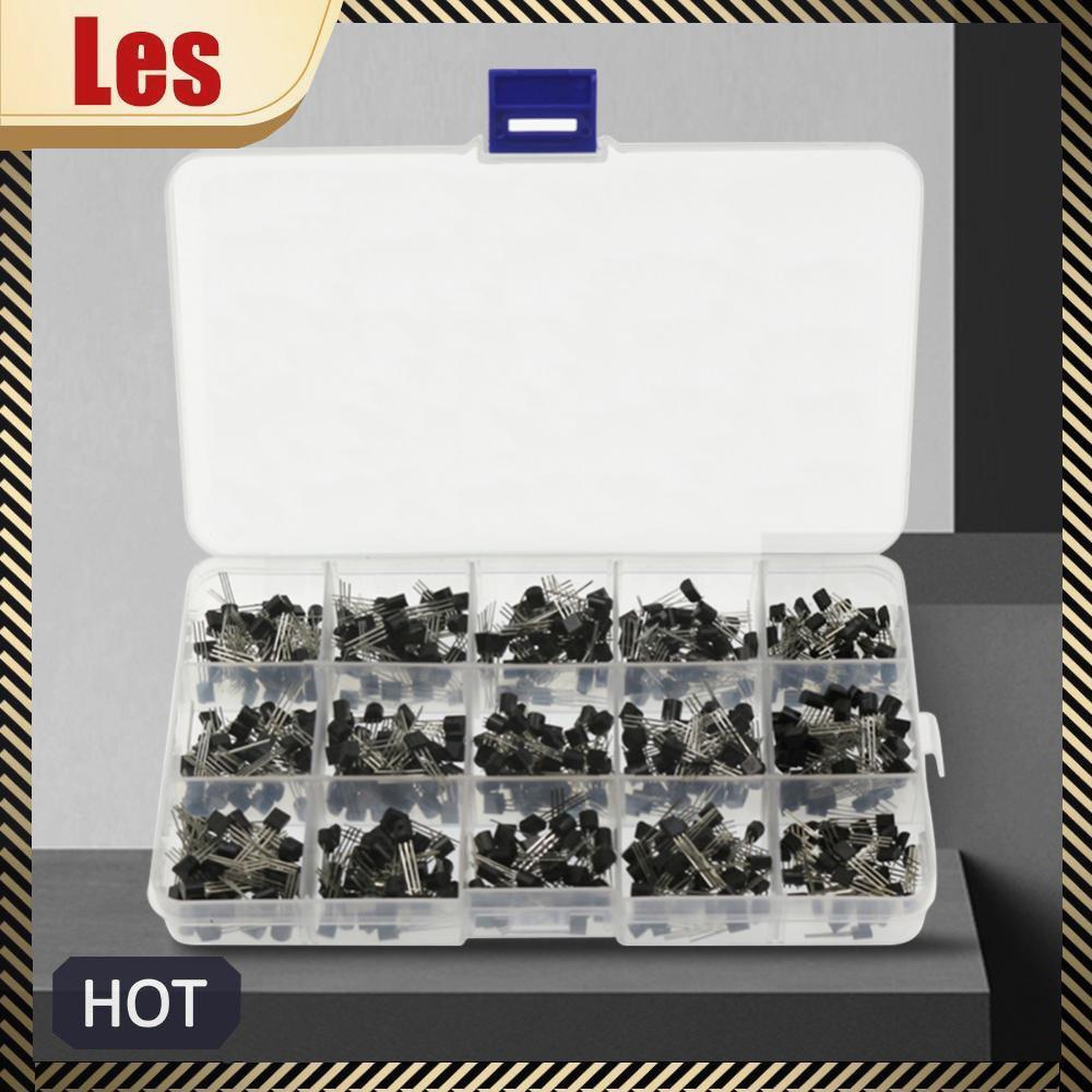 Bộ 600 Transistor Bộ 30-160V Transistor Assortment 50-1000mA NPN / PNP A1015 C1815 S8050 2N222 2N390