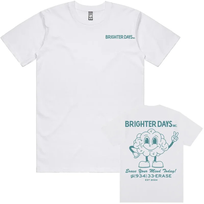 Brighter Days 934-33-Áo thun Cotton Ariana Grande Eternal Sunshine Deluxe Album đồ họa dành cho nam 