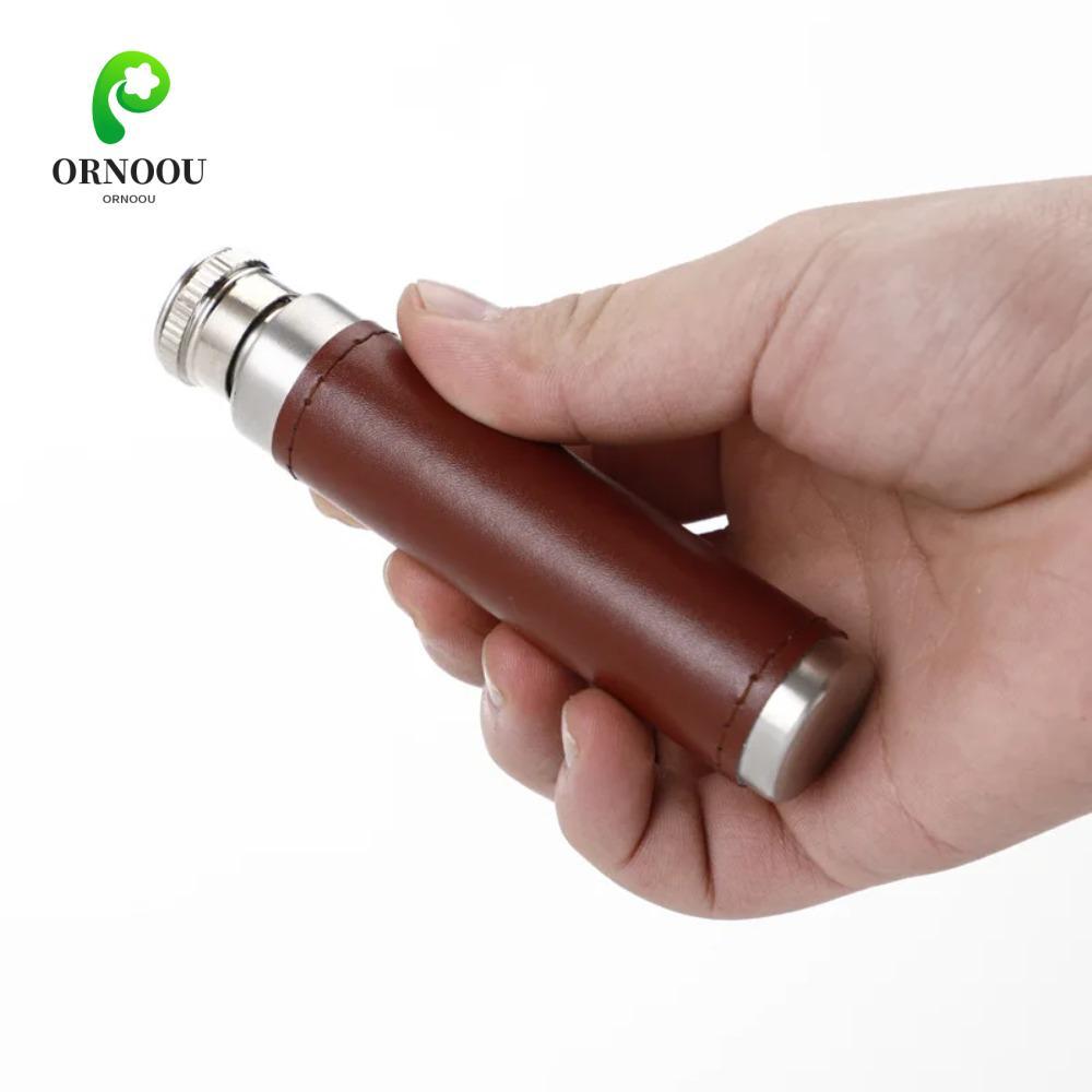 ORNOOU Whisky Flagon, Bình hông đáy phẳng, Bình đựng nước uống Mini 1 Oz Nồi rượu bằng thép không gỉ
