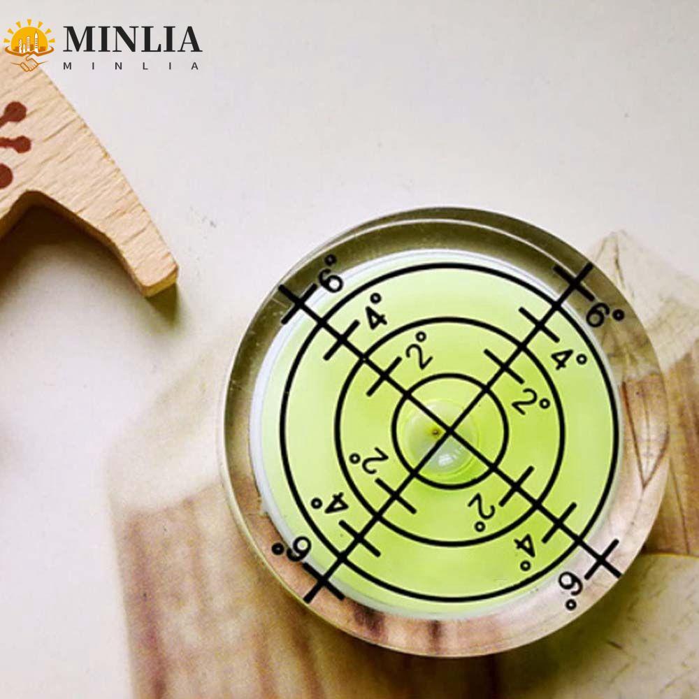 MinLia MINLIA Bubble Level 32mm Mini Bubble Degree Mark Dụng cụ đo đa năng tròn