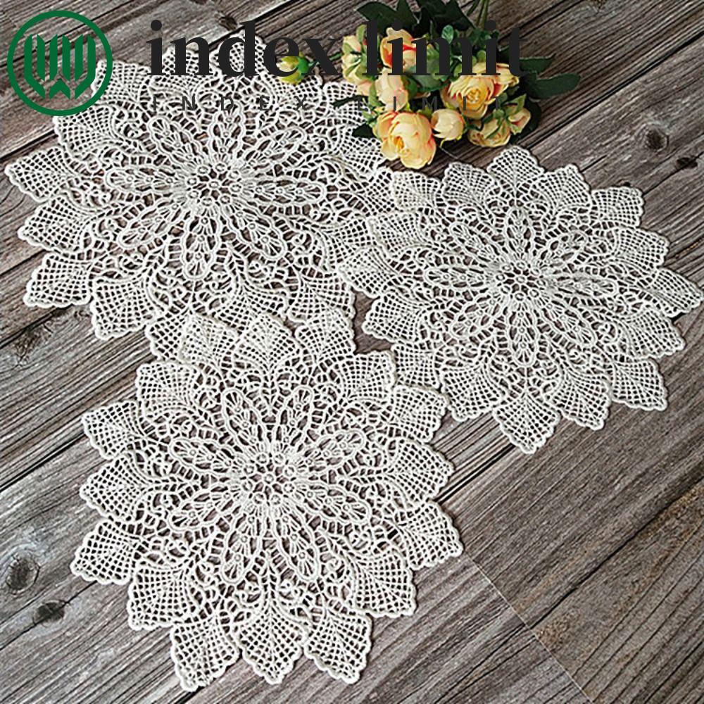  index limit INDEX GIỚI HẠN Placemat Handmade Trắng Tinh Tế Cốc Tròn Thảm Khăn Trải Bàn