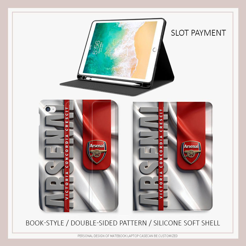 Ốp lưng Arsenal cho ipad a16 gen 11 Air M3 M5 Air 4/5/6 Air 7 10.2 Gen 7/8/9 Gen10 ốp ipad