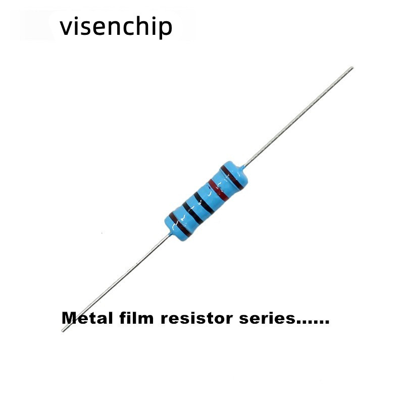 100 Chiếc 1 / 2W 1 / 4W 1W Phim Kim Loại Điện Trở 1% 680K 750K 820K 910K Ohm