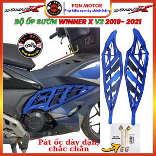 Bộ Ốp Sườn & Ốp Lốc Máy Cho Honda Winner X 2019 2020 2021 Tặng Pát Gắn Kiểu Z1000 Độ Xe Đẹp