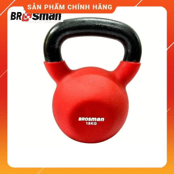 {Chính Hãng} Tạ ấm 18Kg Brosman nhập khẩu ,Tạ chuông nguyên khối 18kg,Tạ squat 18kg,Tạ bình 18kg (1c