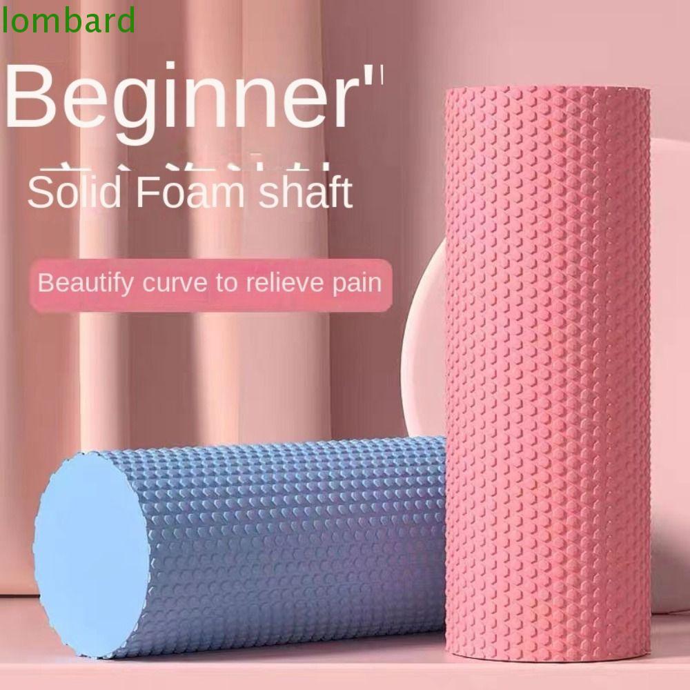 LOMBARD Yoga Pilates Foam Roller, EVA Foam Trigger Point Yoga Foam Massage Roller, Thiết bị vật lý D