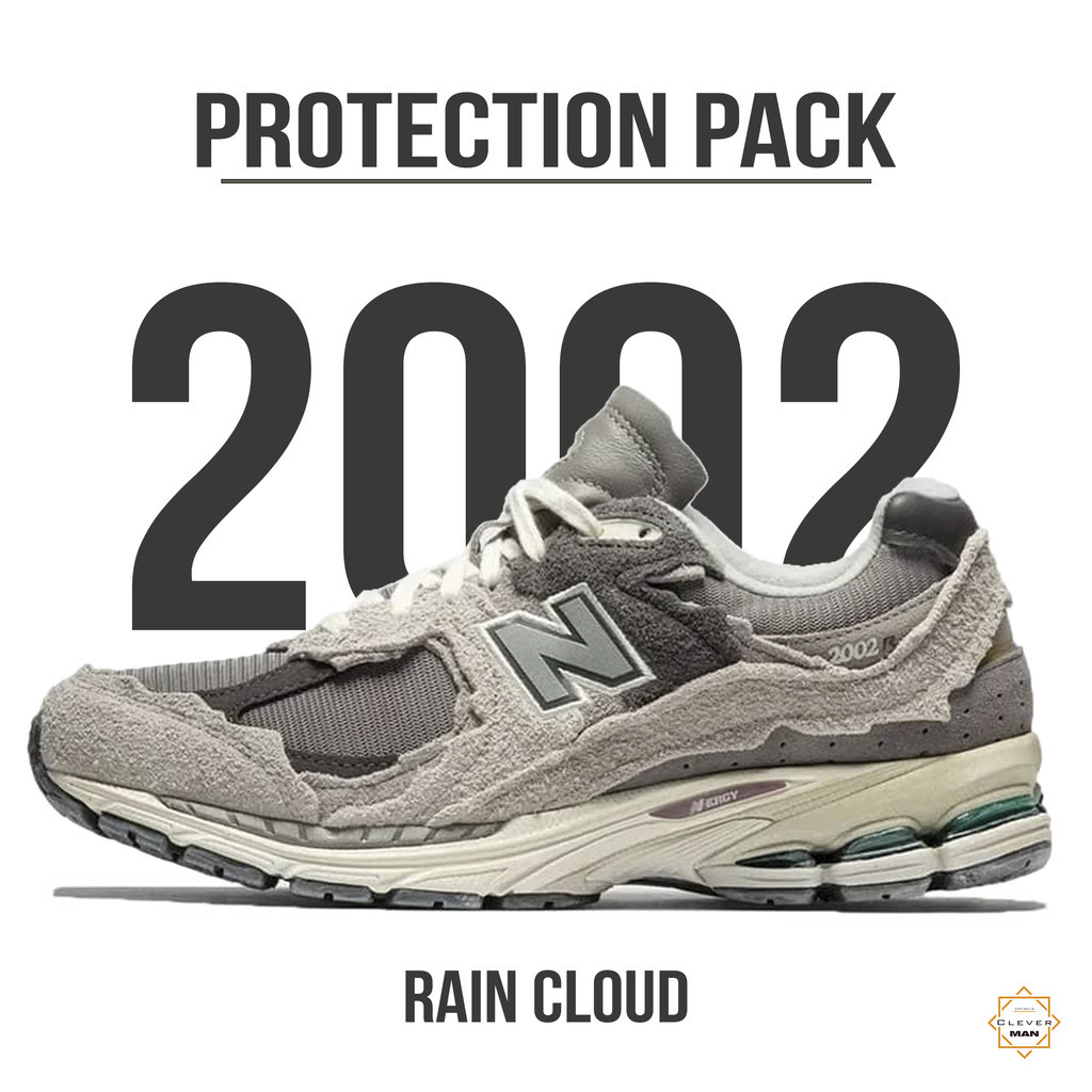 Giày Thể Thao NB 2002r Protection Pack Rain Cloud Màu Xám Clever Man Store