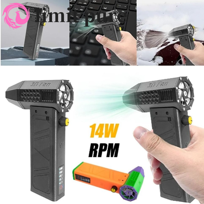 LIMIT PURE Vi Phạm Mini Turbo Jet Fan Type-C Sạc Điện Tử Bàn Phím Làm Sạch