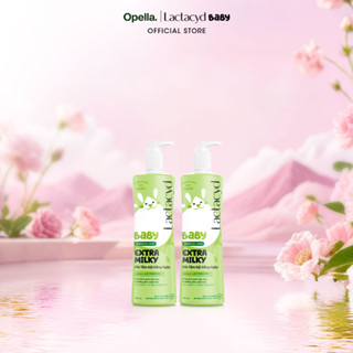 [KOL LIVESTREAM]Bộ 2 chai Sữa Tắm Gội Trẻ Em Lactacyd Baby Extra Milky Làm Sạch Dịu Nhẹ và Dưỡng Ẩm Vượt Trội 500ml/chai