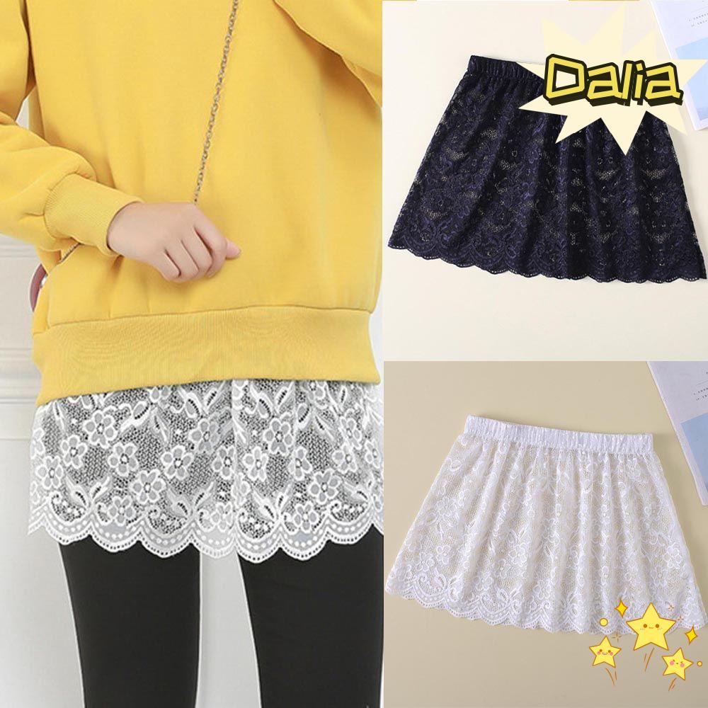 DALIA Fake Top Váy Mini Linh Hoạt với Hem điều chỉnh được cho nữ