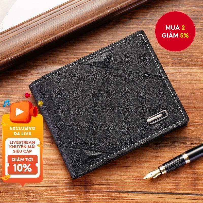 ​​Ví nam mỏng hai lần - Hộp đựng nhiều thẻ thời trang giản dị & thanh niên