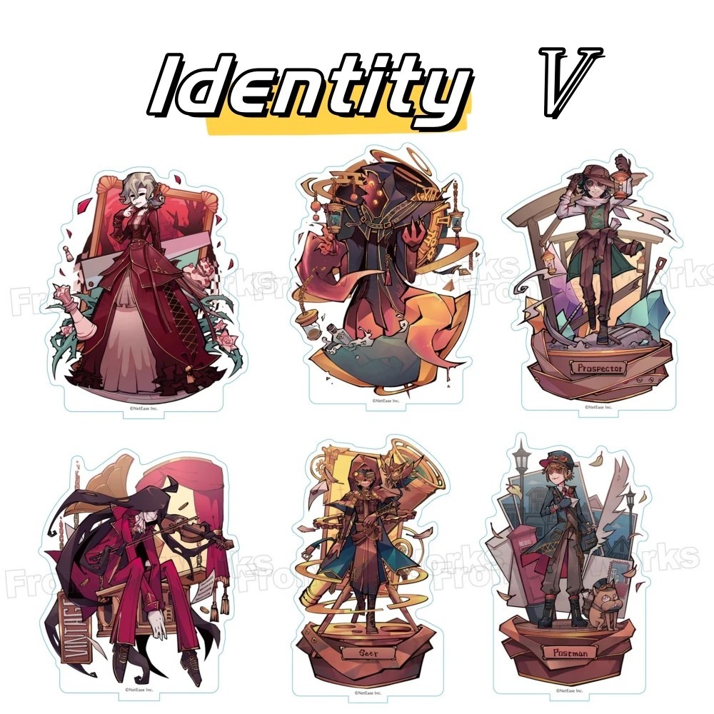 Standee Identity V mô hình Acrylic trang trí bàn học nhân vật Naib Seer Mechanic Edgar quà tặng fan 